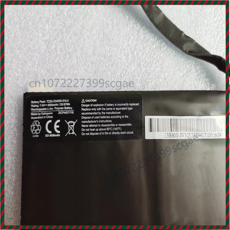 For Hasee TZ20-2S4050-G1L4 30016810 Laptop Battery 7.4V 29.97Wh 4050mAh For Medion Akoya P2212T MD99360 40048319 Tablet PC