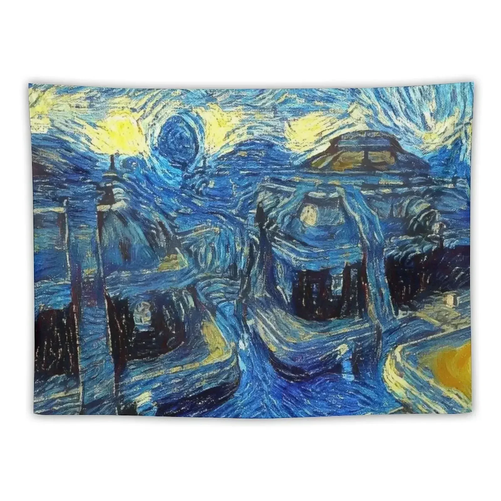 Vivec City Morrowind Starry Night Tapestry Wall Decoration Decoration For Bedroom Wall Hanging Wall Wallpaper Bedroom Tapestry