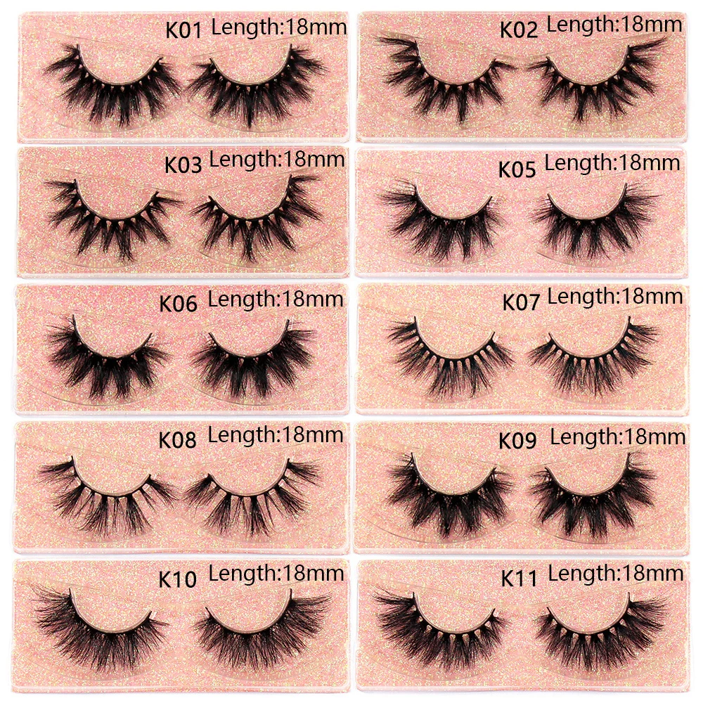 FOXESJI Make-up-Wimpern, 3D-Nerzwimpern, flauschige, weiche, natürliche Wimpernverlängerung, wiederverwendbare Wimpernband, künstliche Wimpern, Nerzwimpern. – Detail 7
