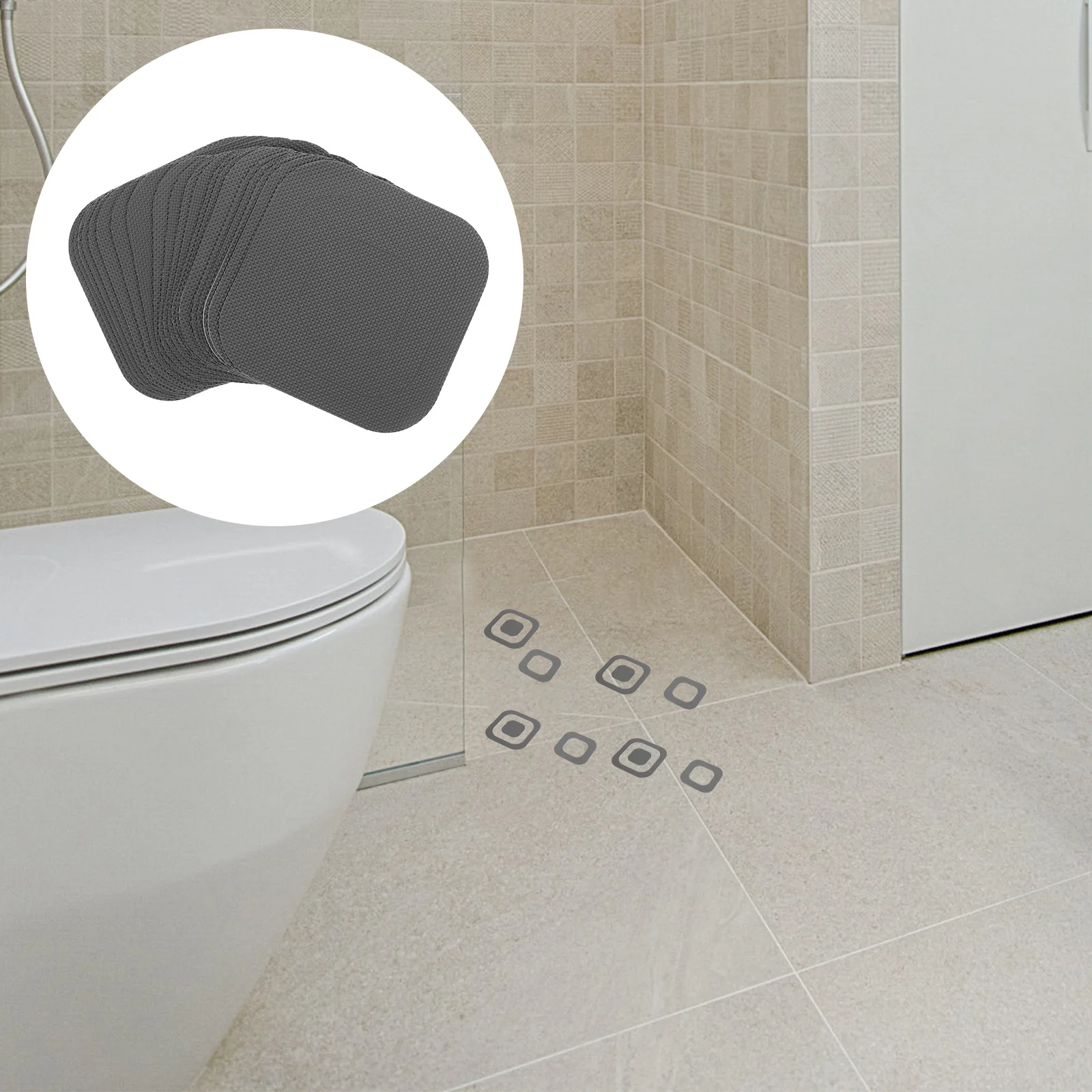 

20 Pcs Take Bath Bathroom Anti-slip Stickers Tomorrow Bathtub Non-slip Appliques