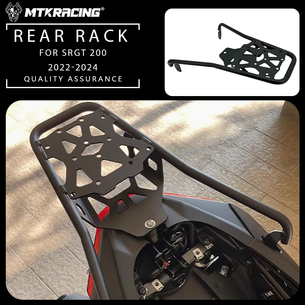 

For Aprilia SRGT 200 2022-2024 Motorcycle Rear Luggage Rack Cargo Holder Top Box Carrier Shelf Bracket Accessories