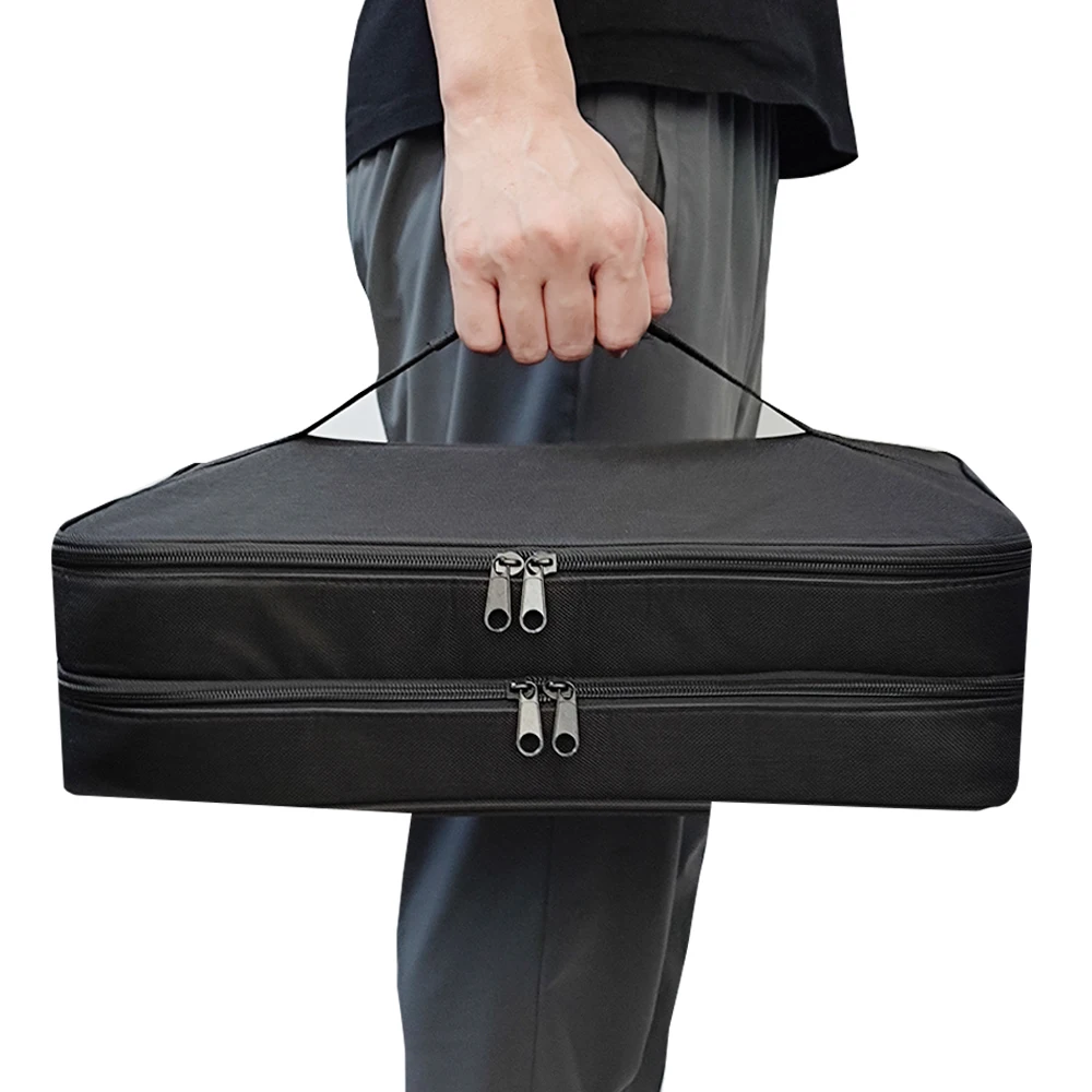 Miniature Storage Carrying Case 120 Slot/80 Slot Storage Box With DIY Impact-Absorbing Foam Trays For 40k, DND More Case Bag (Ba