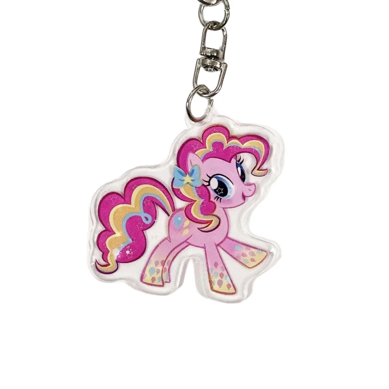 2027 My Little Pony Acrylic Keychain Bag - Cute Decoration, Acrylic Cartoon Keychain Pony