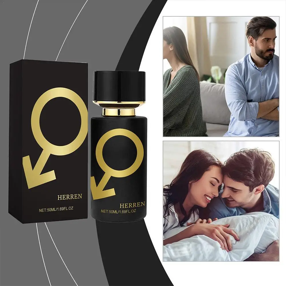 50ml ฟีโรโมนที่น่าสนใจสําหรับชายดึงดูด Aphrodisiac สเปรย์สําหรับน้ําหอมผู้ชาย Body Unisex Flirt น้ําหอม