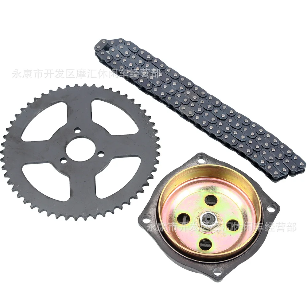 Drive System T8F Chain with 6 Teeth Gearbox Rear Sprocket for 47cc 49cc Pocket Bike Mini Motorcycle