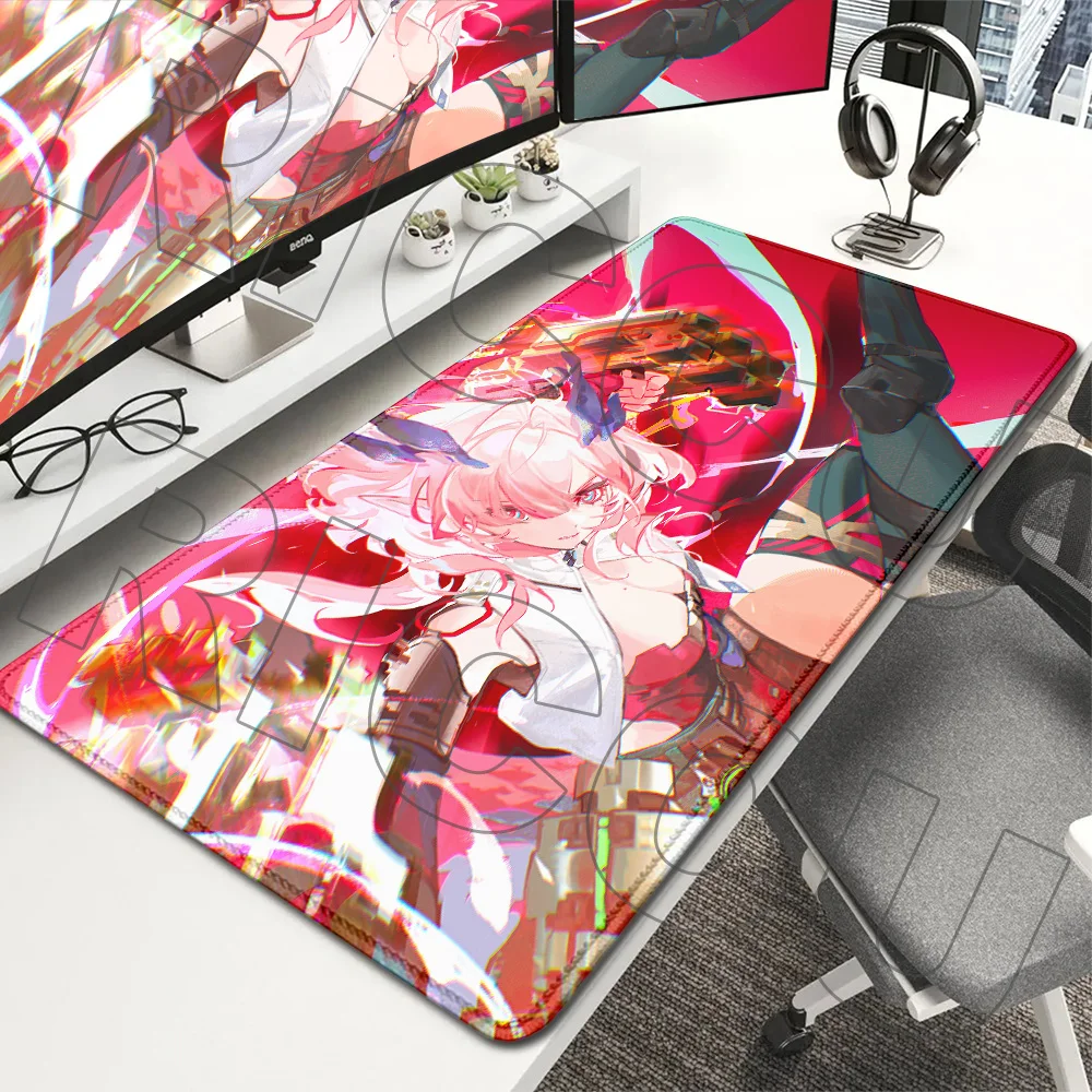 

HD printing XXL Game Anime Girl Arknights Endfield Mi Fu Mouse Pad Gamer PC Accessories Desk Mat OfficeMat Carpet Large MousePad