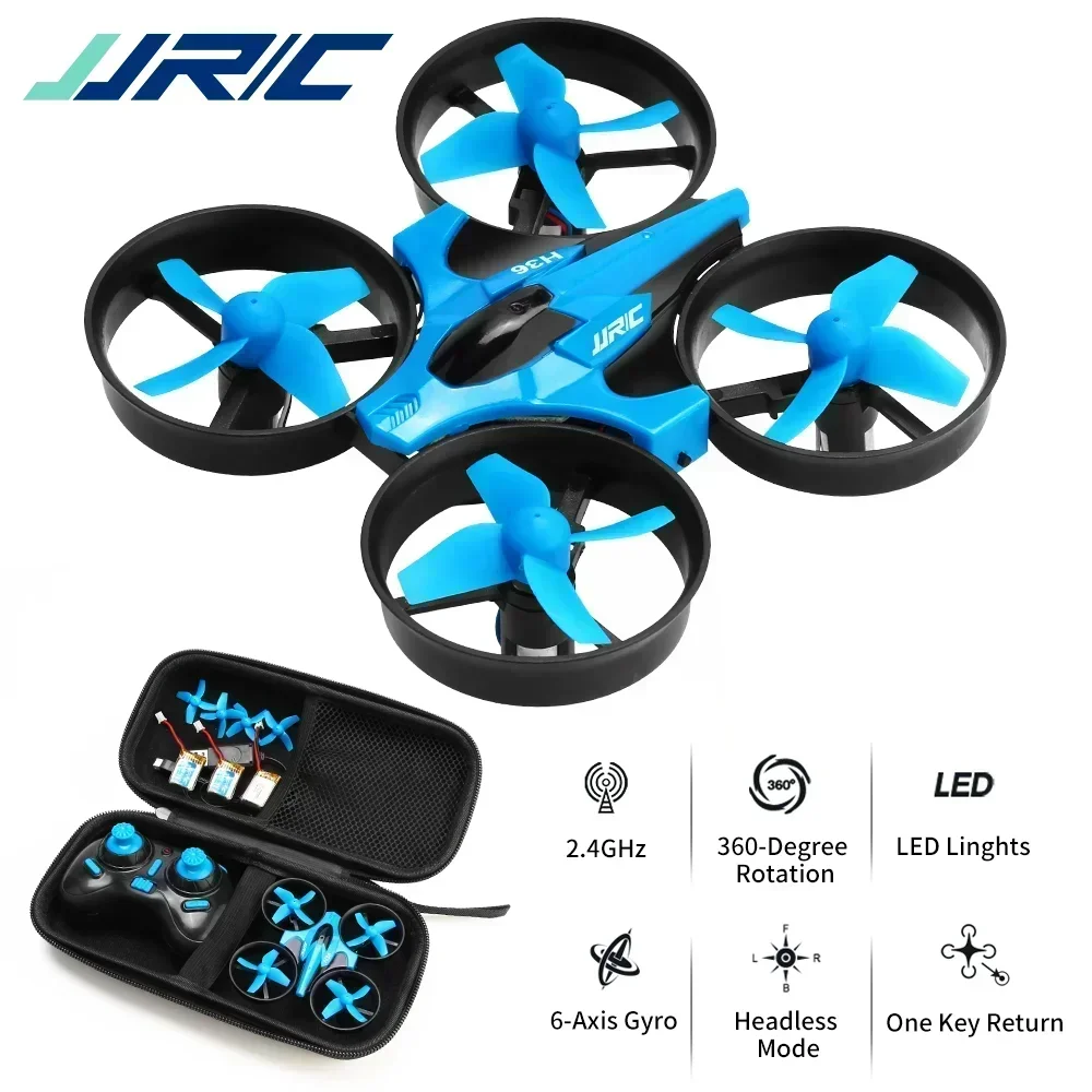 JJRC H36 Mini Rc Drone 4ch 6-Axis Headless Mode Helicopter 360 °   لعبة كوادكوبتر تعمل بالتحكم عن بعد، طائرة صغيرة بدون طيار للأطفال