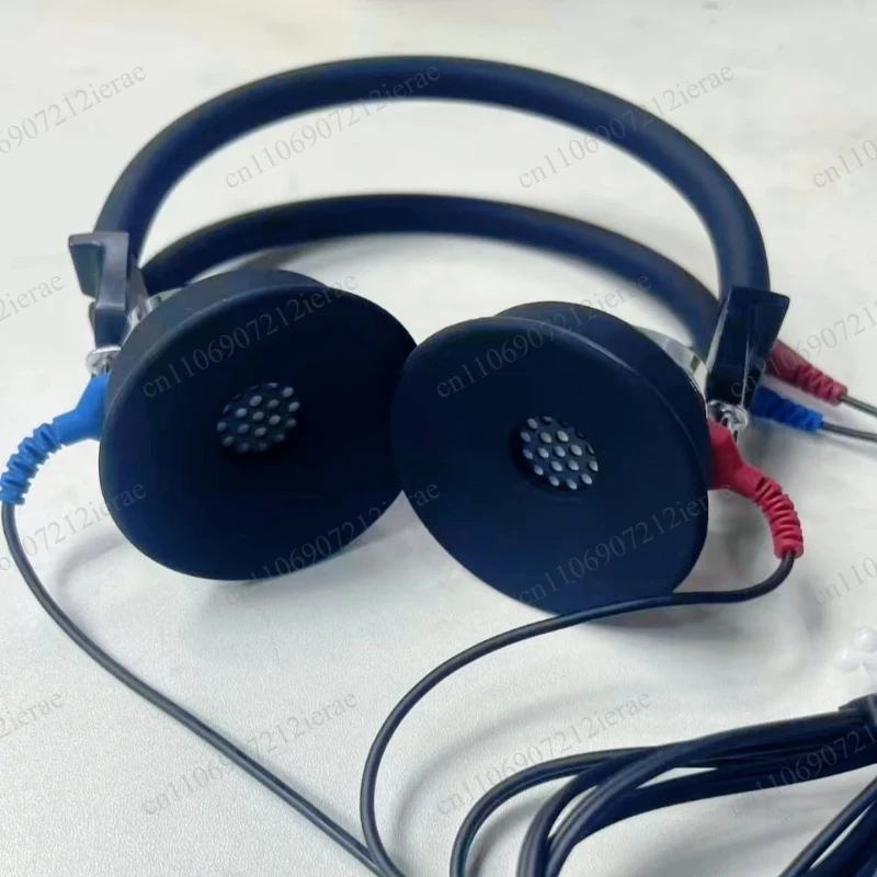 Professional Audiometer Headphones With 6.35mm Audio Plug Comfort‑Fit Over‑Ear Headset For Hearing Test Examination Equipment