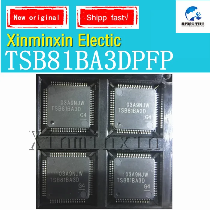 1-10pcs/Lot TSB81BA3DPFP  TSB81BA3D QFP-80 IC Chip 100% New  Original In Stock