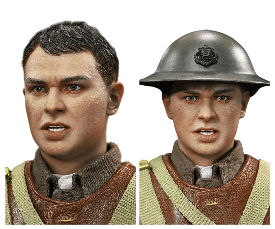 Maßstab 1/6 DID B11013 1917 Britische Infanterie Tom Männlicher Soldat Modellanzug Sammlung Fotografie 12 Zoll Actionfigur Körperpuppe