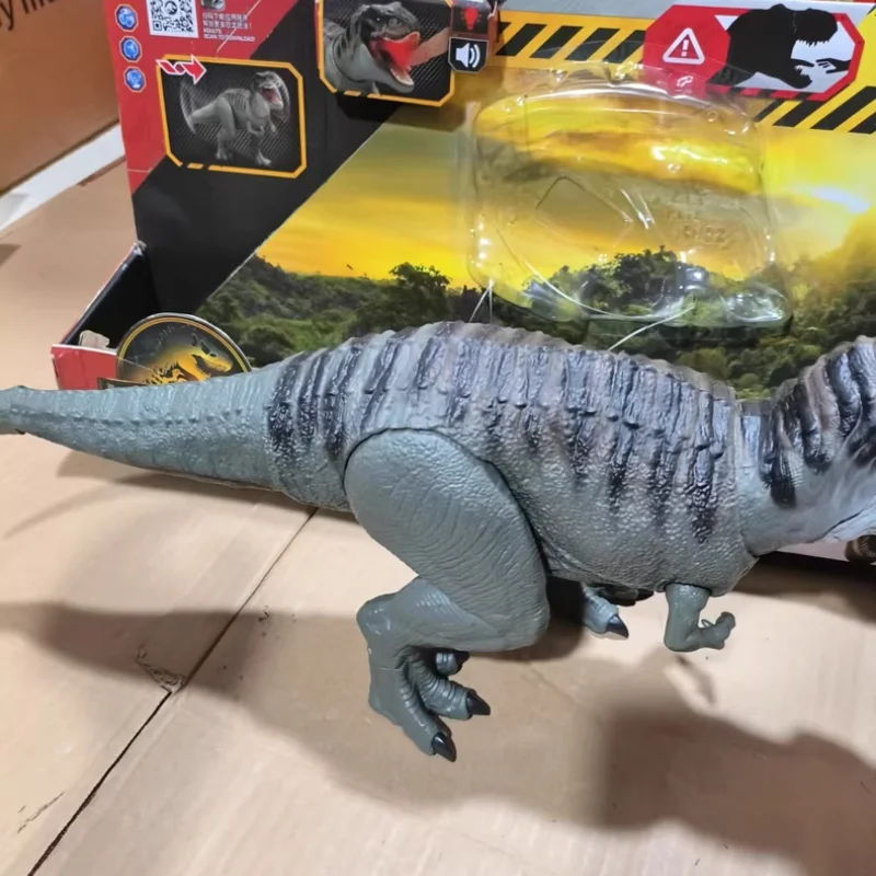 Jurassic World Tyrannosaurus Rex Power Devour dinosaurio modelo película misma simulación móvil figuras de animales sonidoables regalo para niños