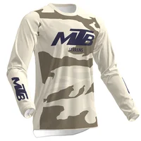 Camiseta de Motocross de manga larga para hombre, camiseta para descenso, camiseta de carreras de bicicletas todoterreno, camiseta de secado rápido para ciclismo Enduro Gerrans Mtb, 2024