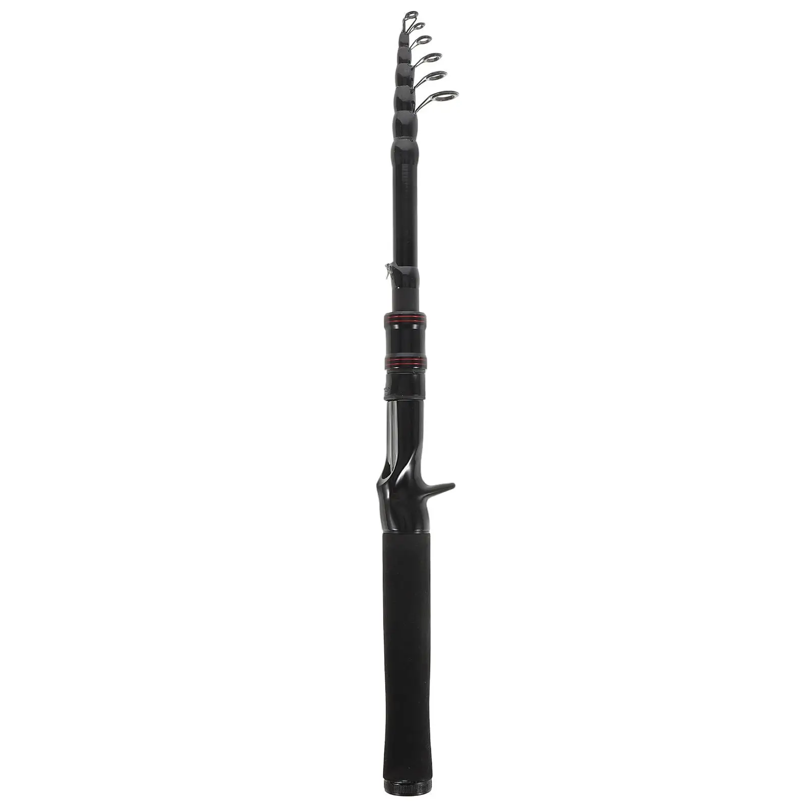 

Telescopic Fishing Carbon Portable Straight Handle Fishing Rods Baitcaster Pole Saltwater Freshwater Travel Gear