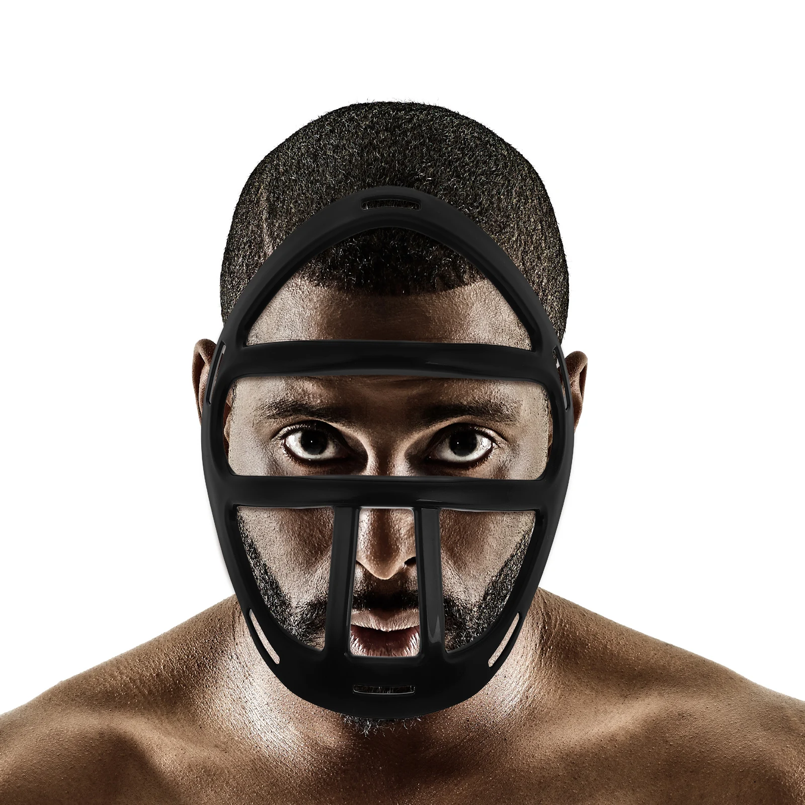 

Mask Face Lifting Boxing Black Abs Engineering Plastics Defender Child