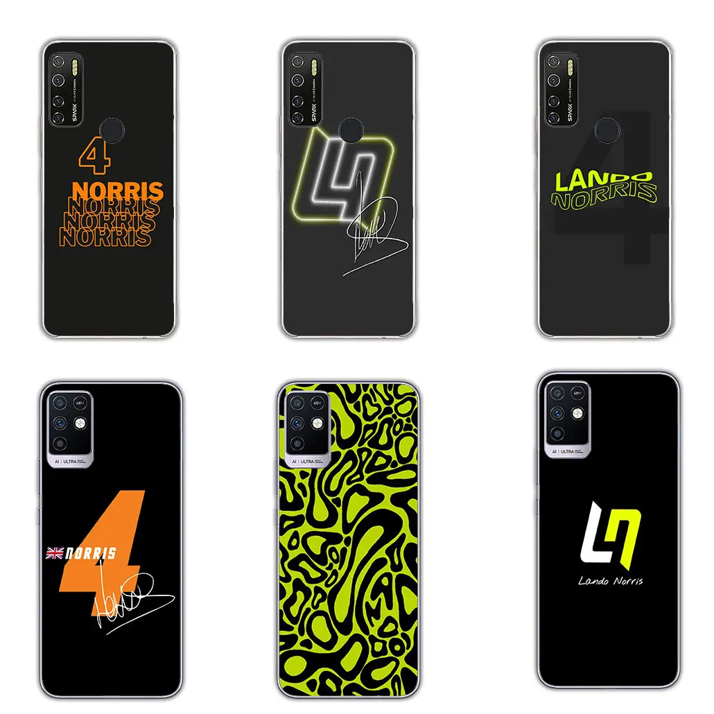 Lando Norris Supercar Super Car Cover for Samsung Galaxy A04 A05 A14 A15 A23 A34 A35 A54 A55 M23 M33 M52 M53 M31 M51 M21 Case