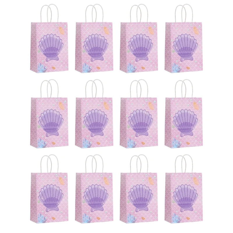 

Set Of 12 Ocean Animal Theme Gift Bags Candy Cookie Bags for Festives Event
