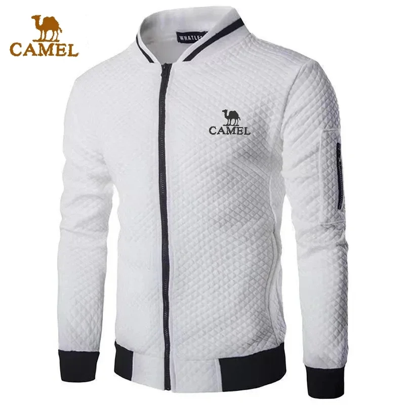 Autumn Men\'s High-quality Embroidered Zipper Jacket New Luxury and Fashionable Casual Baseball Jacket Multifunctional Jacket Top