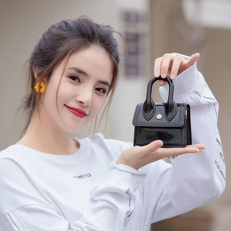 Cute little fresh mini lipstick packet shoulder bag, jelly tote bag, crossbody bag womens bag purses pink bag ladies hand bags