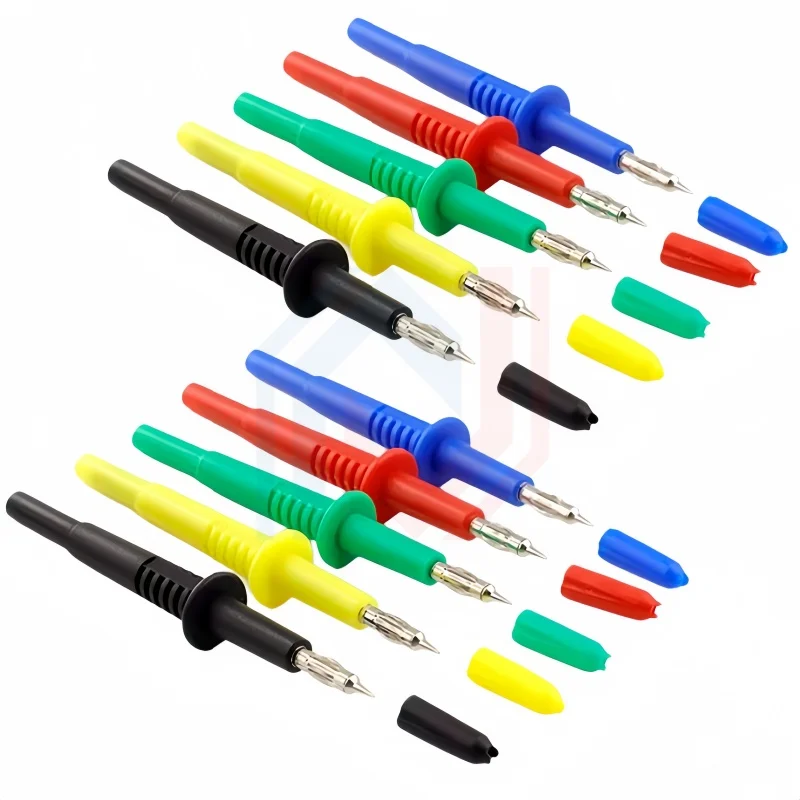 

4.0mm Instrument and meter test probe nickel-plated banana socket, lantern head sharp needle, high voltage resistant