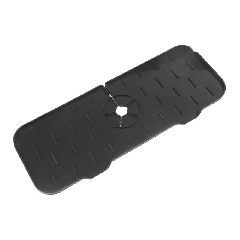 Alfombrilla de silicona para grifo de cocina, escurridor de esponja para fregadero, tapete plegable para fregadero, Protector contra salpicaduras