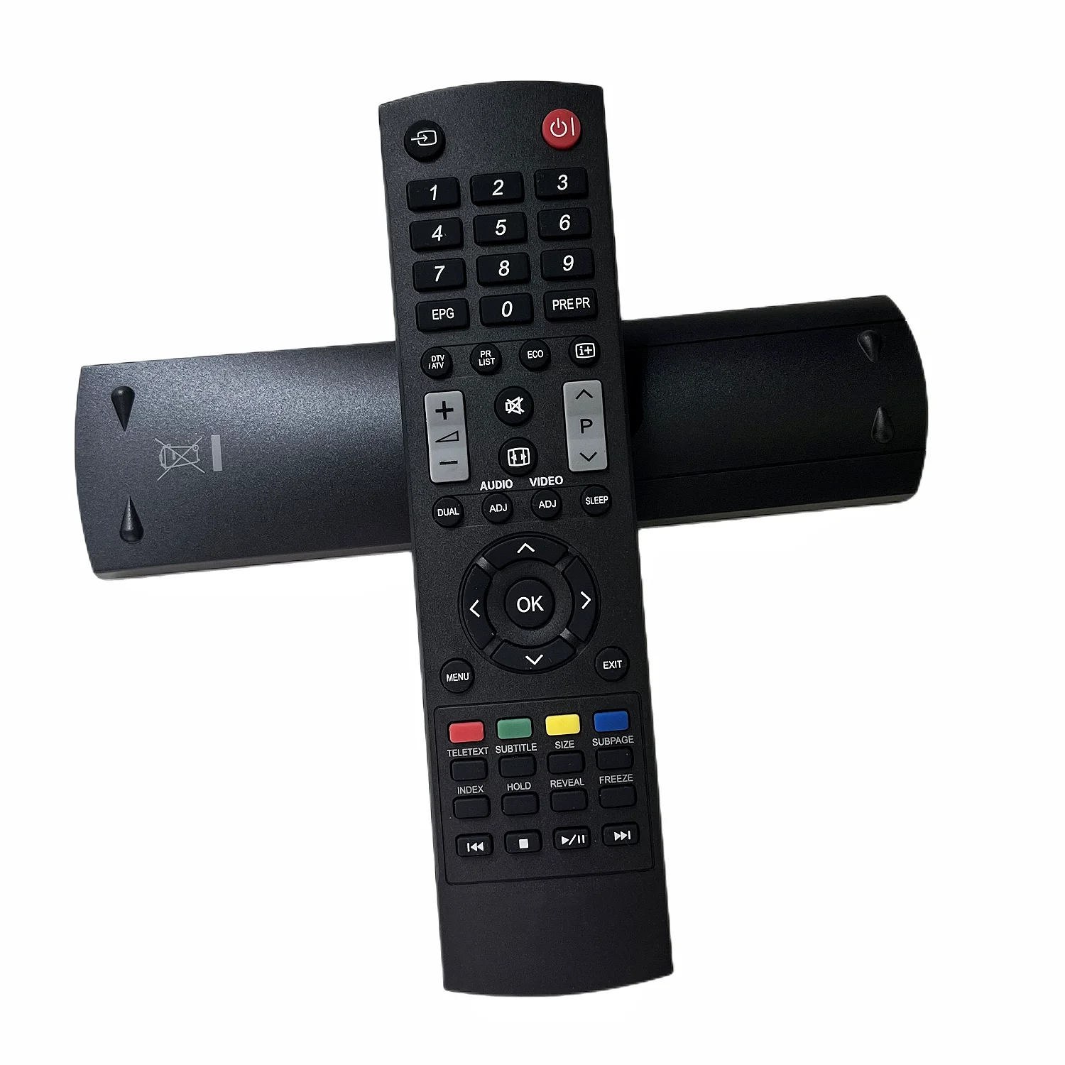 Controle remoto apto para Sharp Audio e Video TV, LC-32LS510, LC-46LE620U, LC-15A2U