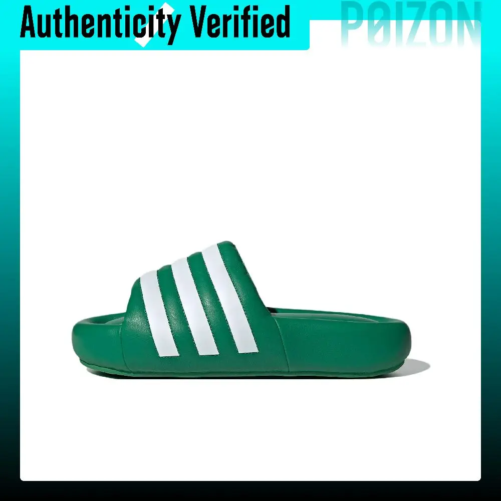 Adidas Originals ADILETTE 24 Slide Slippers Unisex Green/White JS3475