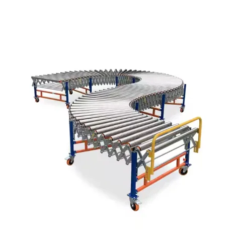 Extendable Flexible Powered Conveyor Belt for Vegetable Handling Pimiento Pepino Berenjena Truck Loading