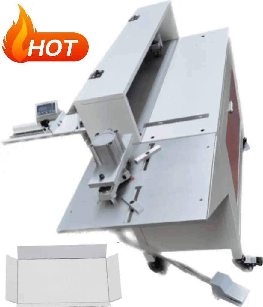 

Pneumatic Paper Cardboard Grooving Machine Desktop V Groove Machine Semi-automatic Carton Gift Box Groove Cutting Machine