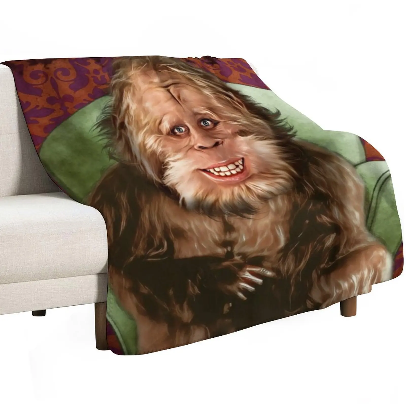 Harry and the Hendersons Throw Blanket warm winter christmas decoration Flannels Furry Bed covers manga Blankets