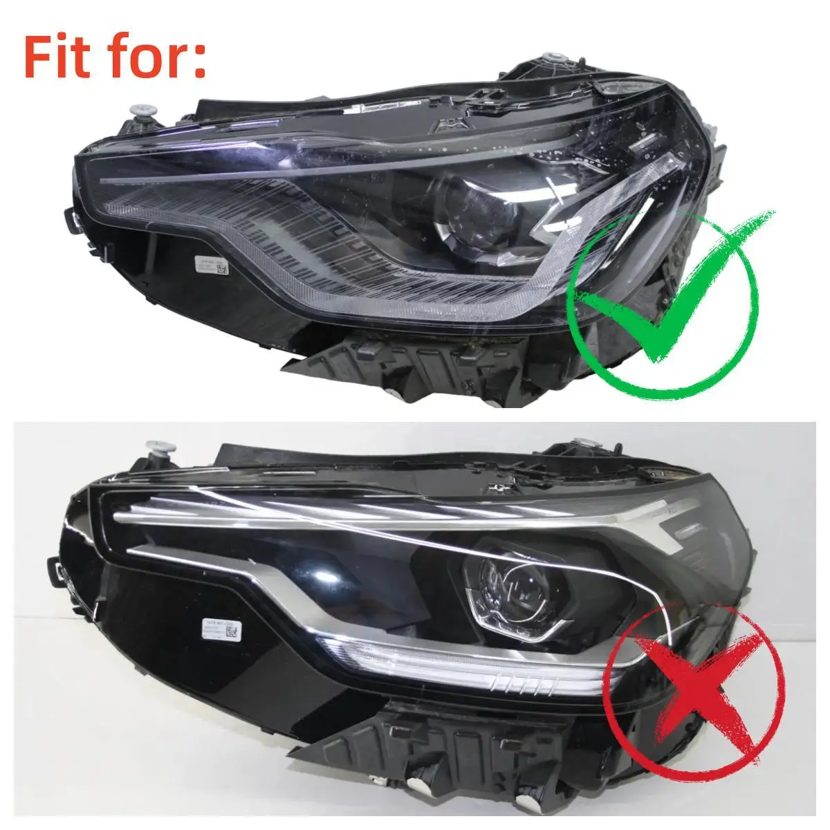 YELLOW Angel Eye For 2023 2024 BMW 2 Series G87 G42 M2 M240I CSL Style Daytime Running Lights Turn Light LED boards SET