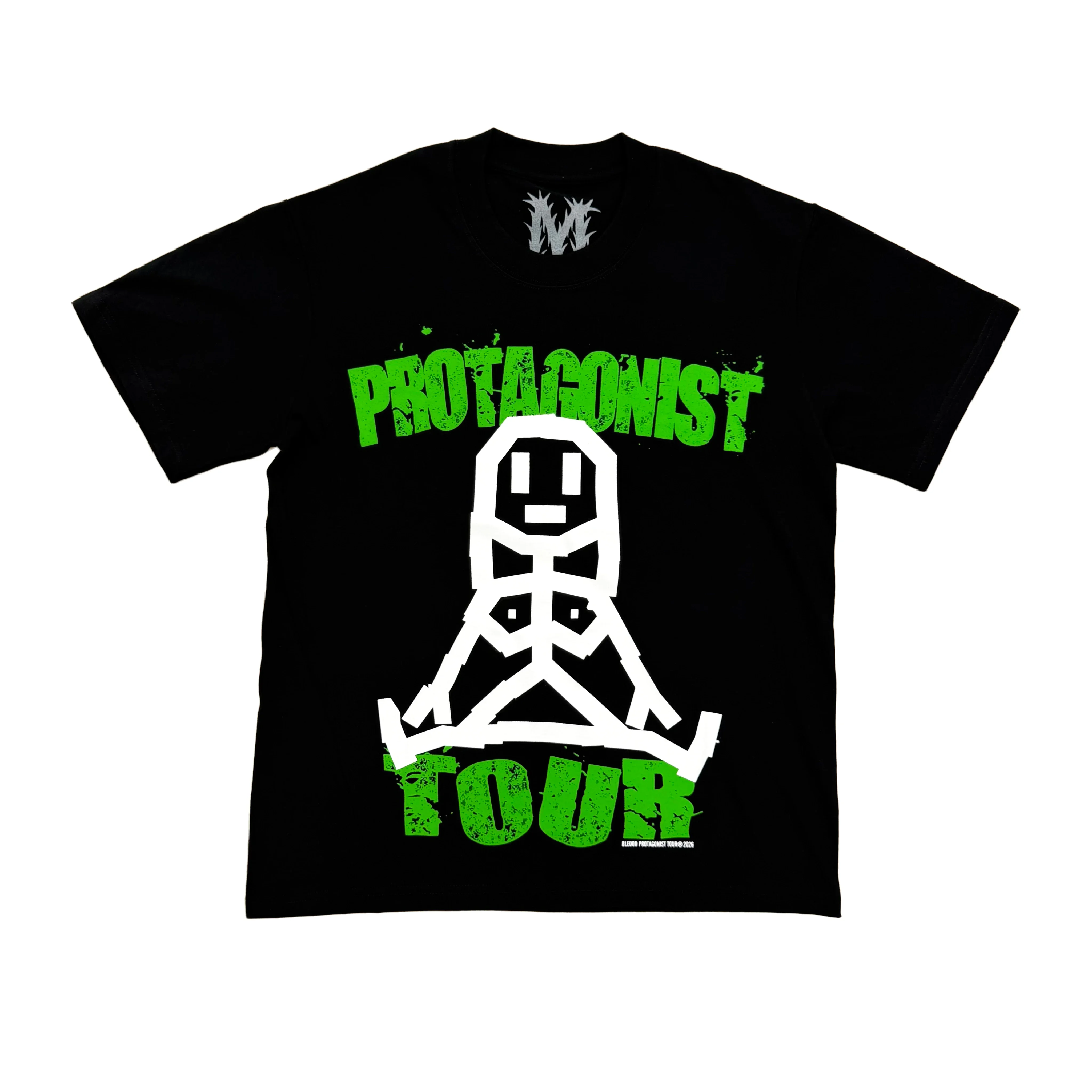 Новые мужские футболки Canada Bleood Protagonist Tour Merch 2026, хлопковые футболки в стиле хип-хоп, скейтборд, уличный стиль, размер US F61