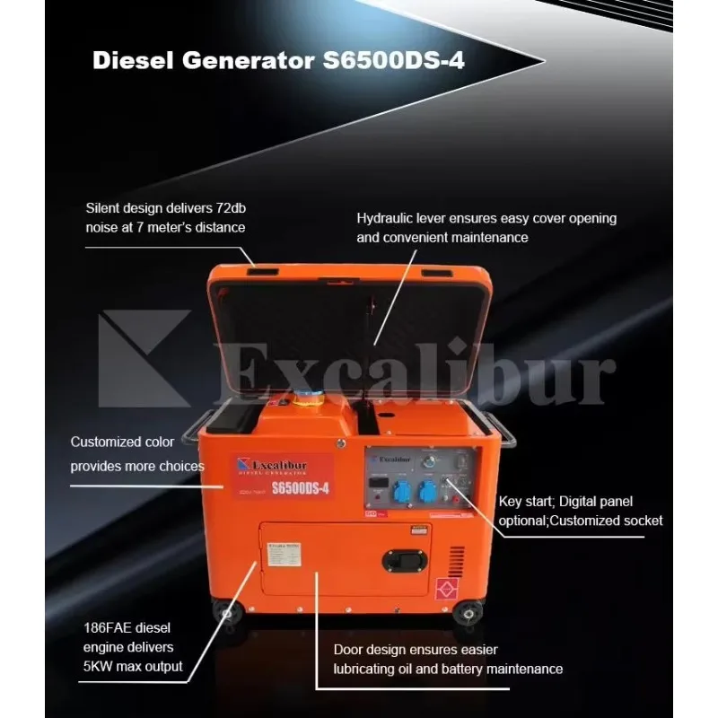 

Wholesale 5Kva 5000W Diesel Generator Stirling Engine Generator For Sale,New Fashion Three Phase Diesel Generators