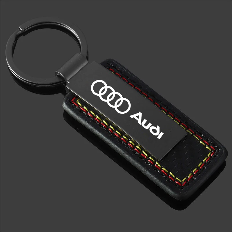 Zinc Alloy Keyring 3 Colors Sport Metal Keyring Pendant For Audi A1 A4 A5 A6 A7 A8 B6 B7 B8 B9 TT TTS 8S SQ5 A4L A6L Q3 Q5 Q7 S5