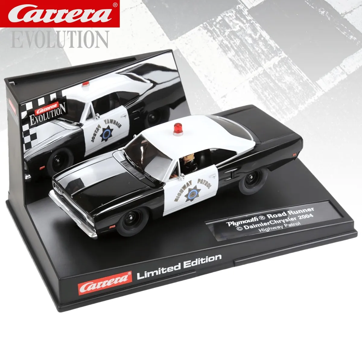 Carrera Slot Car 1:32 Evolution  25787 Plymouth Road Runner Daimler Chrysler 2004 Highway Patrol Limited Edition