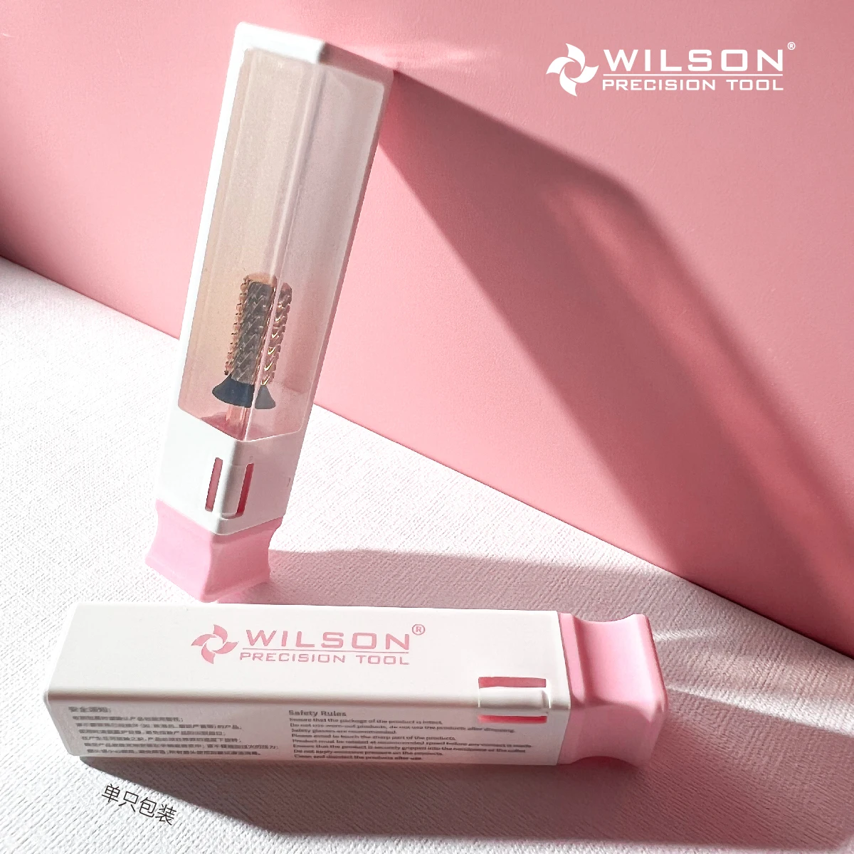 WILSON-Petit baril à dessus lisse, outils de manucure, accessoires pour ongles, forets, N64.