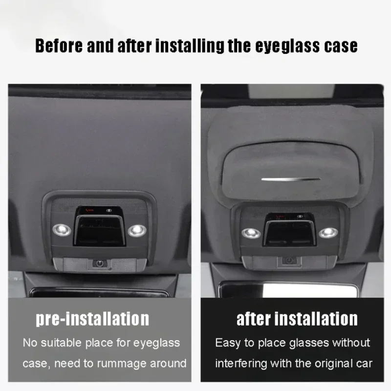 NEW1 Easily Installable Car Glasses Holder for BYD Seal atto 3 Yuan PLUS Song L  2024 -high volume Sunglasses Case Car Glasses H