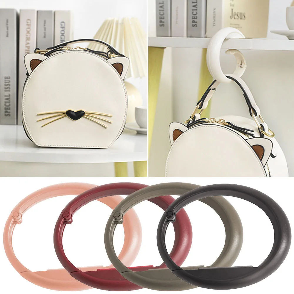 

Portable Folding Bag Hook Hanger Foldable Table Hook Purse Handbag Holders Women Handbag Organizer Office Decor Desk Side Hooks