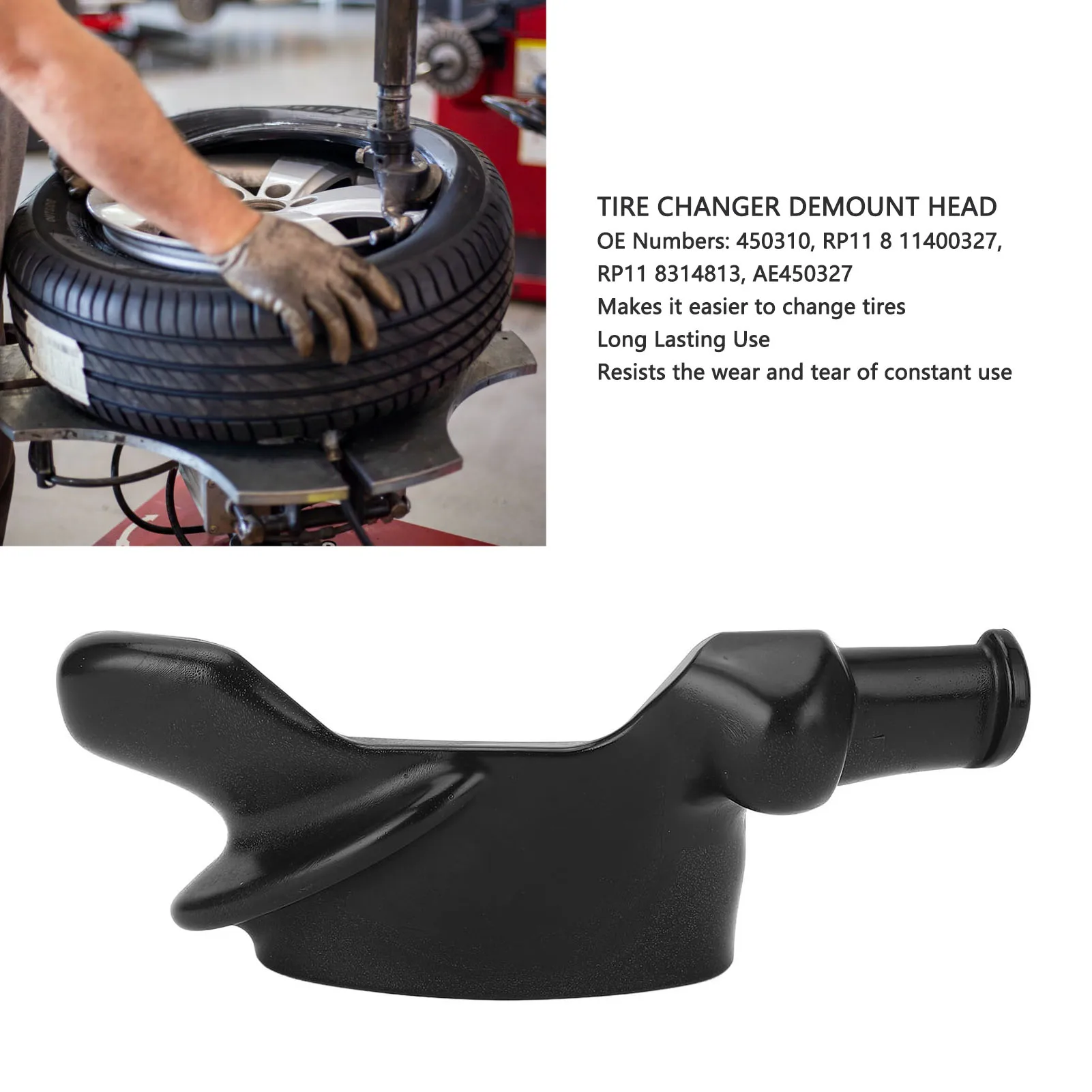 Tire Changers Demount Head ABS Plastic OEM Standard High Toughness RP11 8 11400327 for Hunter TCX Tire Changer Wing Demount Head