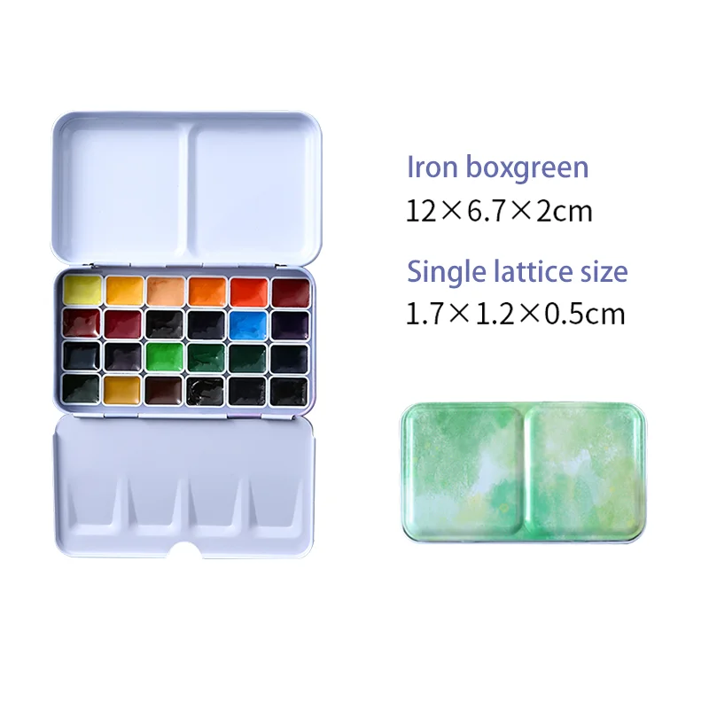 1ml 24 Colors Holland Van Gogh Professional Watercolor Paint Portable Travel Water Colour Artist Student Drawing Art Supplies