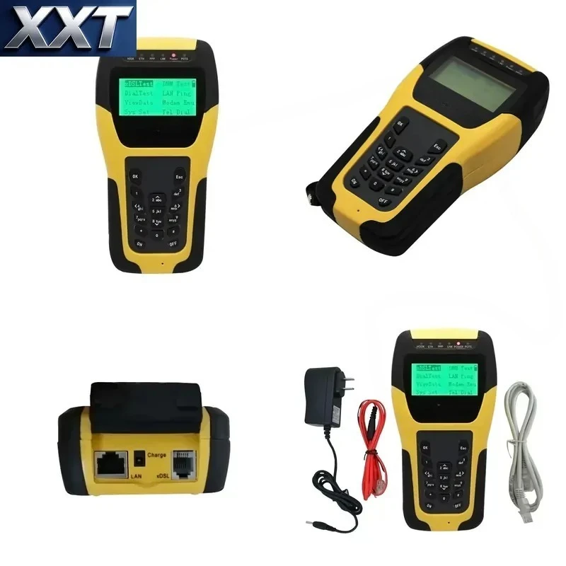 XXT Multifunctional XDSL Tester Support Modem Emulation Ping Dial Test DMM Function For ADSL ADSL2 Line Inspection