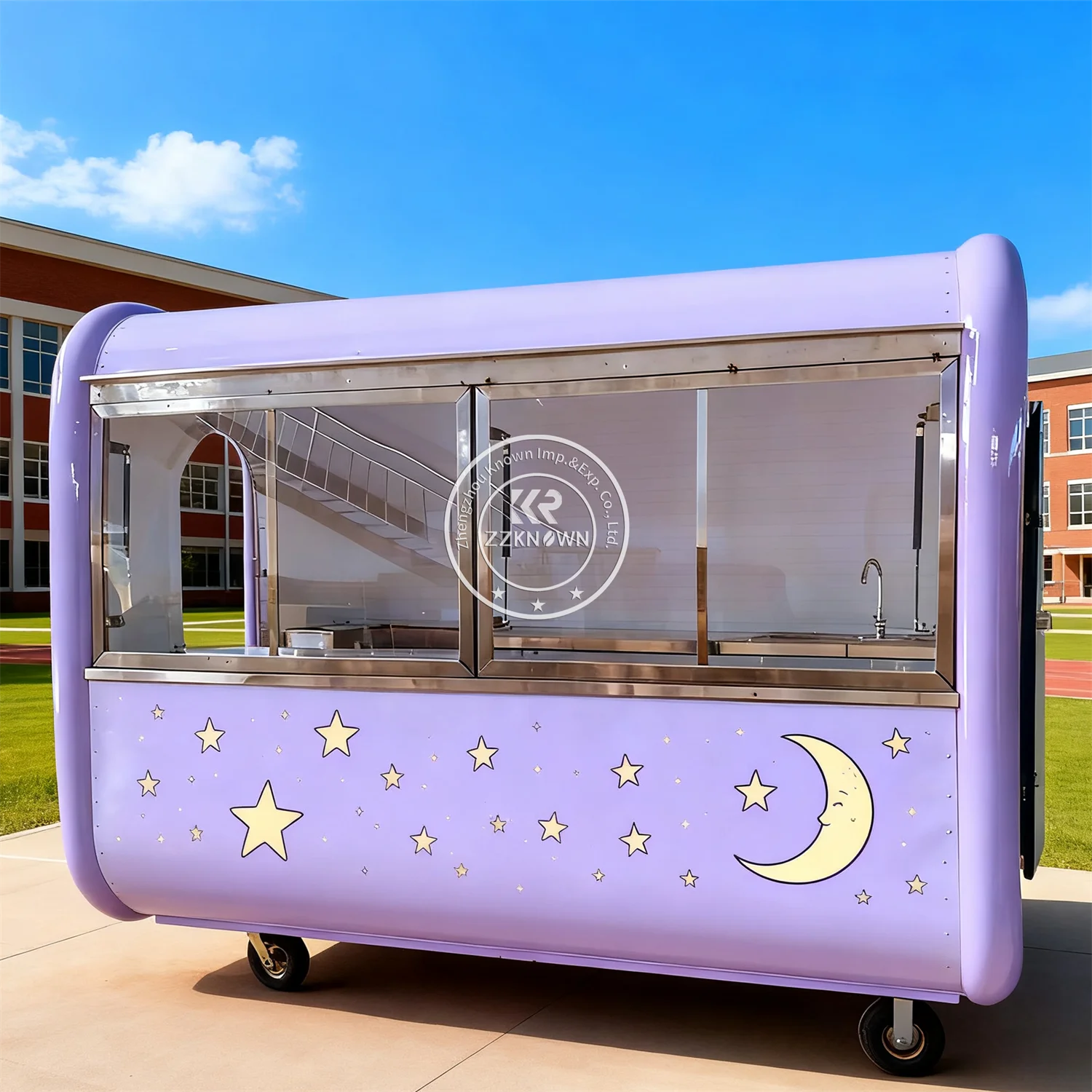 

Concession Coffee Food Trailer Ice Cream Trucks Catering Trailer Mobile Dessert Food Truck Trailer With Full Kitchen
