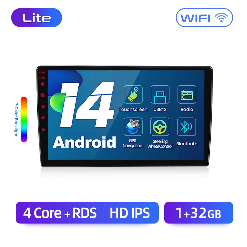 Junsun AI Draadloze CarPlay voor Apple Android 14 Auto Radio voor Toyota Auris E150 2006 2007 2008-2012 multimedia Navi Stereo