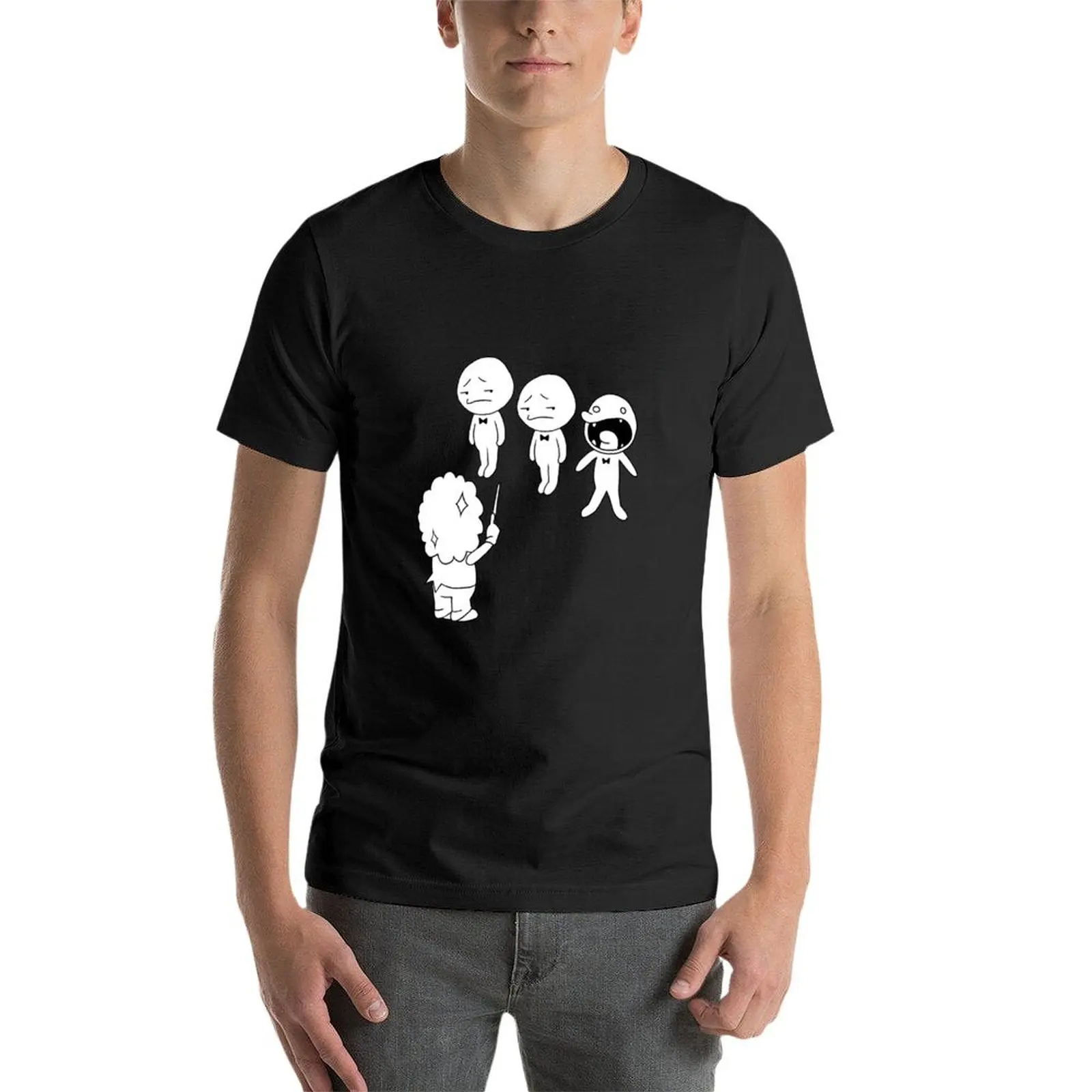 Rhythm Heaven Choir T-Shirt oversizeds oversized Aesthetic clothing funnys mens graphic t-shirts hip hop image 4