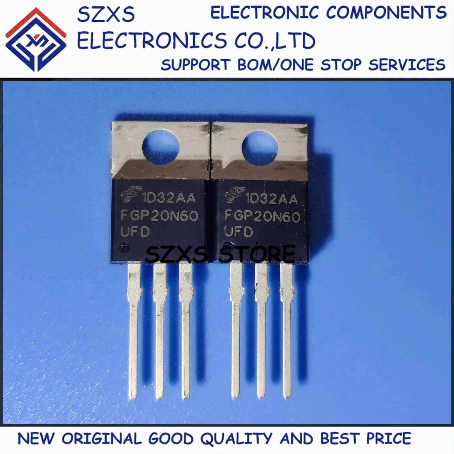 

New Original 10Pcs FGP20N60UFD FGP20N60UFDTU TO-220 600V 20A MOSFET Field Effect Transistor In Stock Good Quality