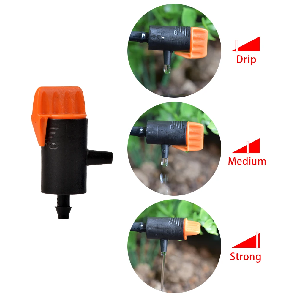 20Pcs Irrigation Dripper Inserting Ground 4/7mm Hose Garden Watering Vortex Sprinkler Garden Water Irrigation System