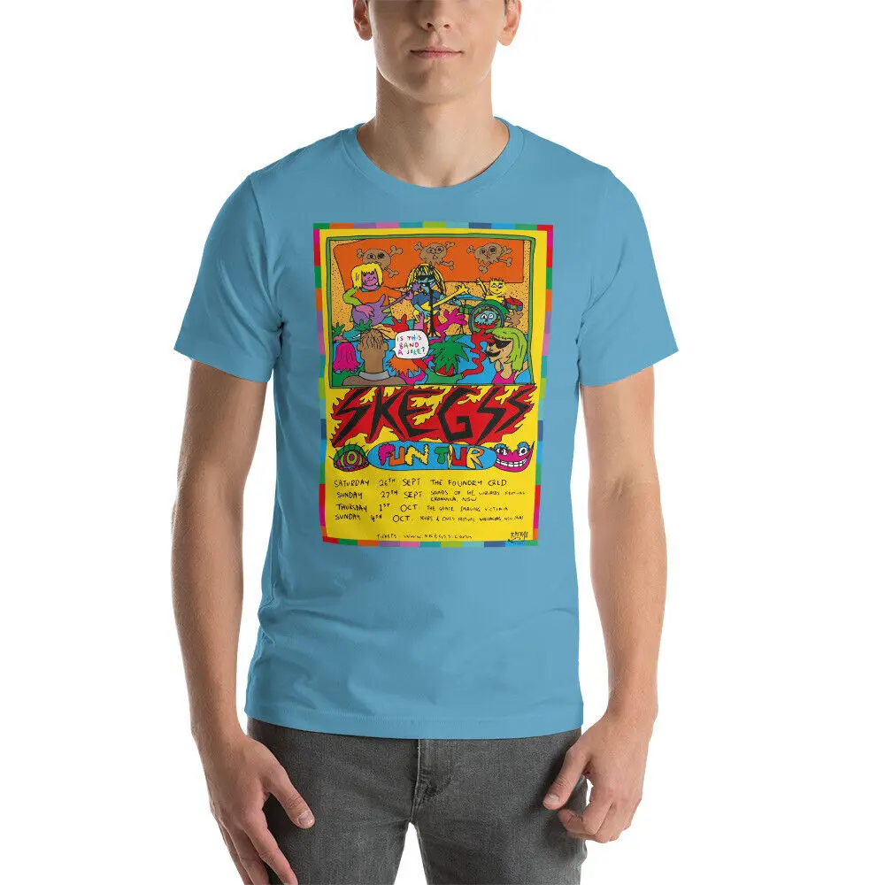 Camiseta de algodón pesado, prenda de vestir, estilo Punk, Rock alternativo, Skegss