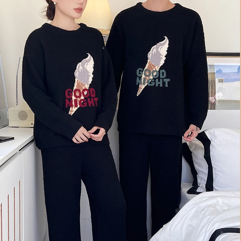 

Ladies' Autumn/Winter Wearable Homewear Ice Cream Elegant Casual Suit
