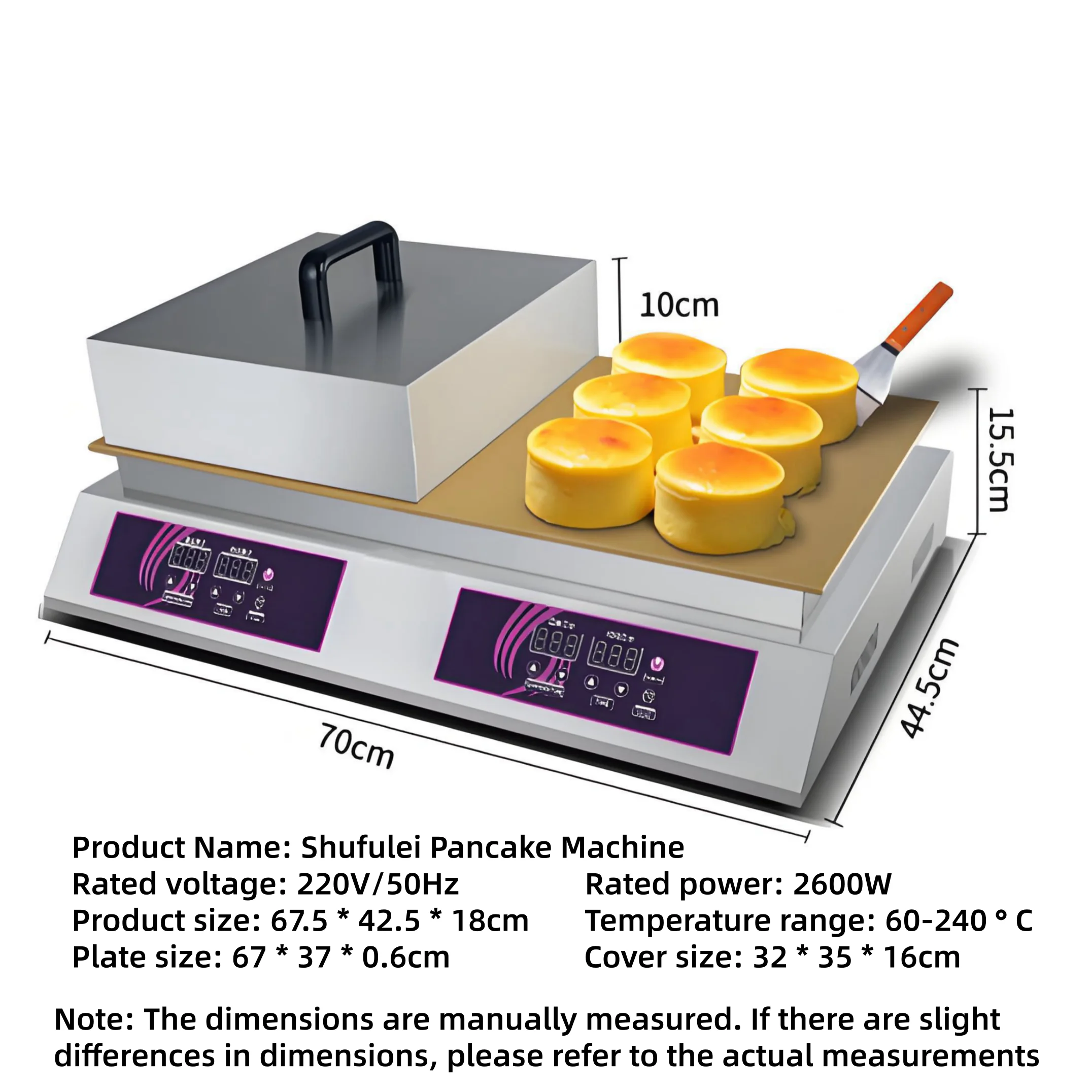 

Новые коммерческие многофункциональные приборы для приготовления суфле, блинов, маффинов и вафель из нержавеющей стали с цифровым управлением и регулируемым термостатом