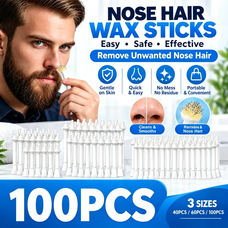 Unisex Einweg-Nasenhaar-Entferner Sticks Schnell Einfach Tragbar Ohne Rückstände Nasenhaar-Entfernungs-Applikator – Detail 3