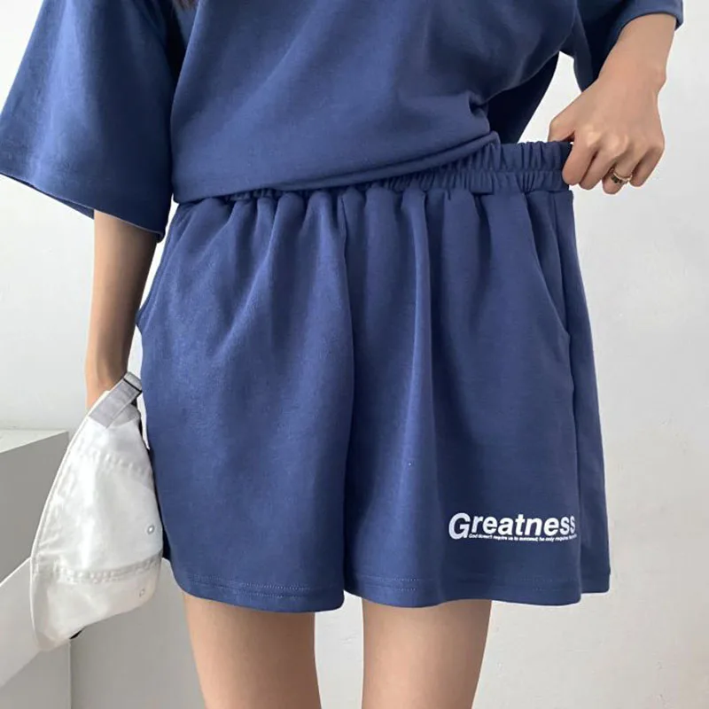 Women 2024 Clothing Sets Korean Style Clothes Summer Tops Shorts T Shirt For Women Two Piece Set Tracksuits Summer Outfits